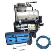 Zestaw do aerografii mini kompresor TC-20T aerograf AB-137