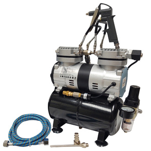 ZESTAW DO PRZEDMUCHIWANIA CZYSZCZENIA KOMPUTERA KOMPRESOR MINI KOMPUTERÓW liczarek 6 BAR sprężarka dwutłokowy 30T zdjęcie nr 23