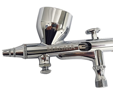 AEROGRAF AB180 + MINI KOMPRESOR 4BAR NOWY VAT DO AEROGRAFII SPRĘŻARKA AIR BRUSH STUDIO AB-180 zdjęcie nr 18