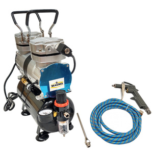 ZESTAW DO PRZEDMUCHIWANIA CZYSZCZENIA KOMPUTERA KOMPRESOR MINI KOMPUTERÓW liczarek 6 BAR sprężarka dwutłokowy 30T zdjęcie nr 11