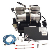 Aerograf 180S z kompresorem dwutłokowym do malowania TU30T TG-180S