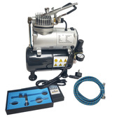 Zestaw do aerografii mini kompresor TC-20T aerograf AB-136