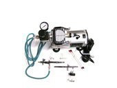 Aerograf TG-208K z kompresorem zestaw pistolety 2s