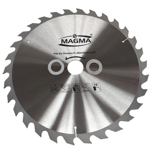 Piła tarcza tarcze do cięcia drewna 450 mm 30t z widią 450x50 mm x 30 zębów widiowa Magma 450x50x30T red 32 mm 30 mm  450x35 450x30