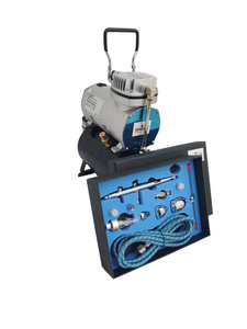 Aerograf AB-183K AB183K AB 183K + kompresor z butlą TC-20T zestaw pneumatyczny lakierniczy zdjęcie nr 34