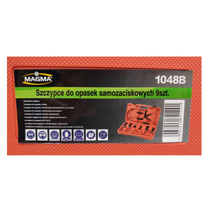 Szczypce z linką kleszcze do opasek przewodów zaciskowych taśmowych z długą linka 9el. 1252 1048B zdjęcie nr 10