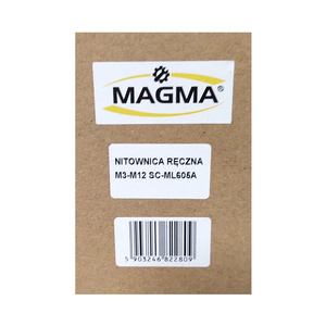 Ręczna nitownica do nitonakrętek M3 - M12 SC-ML605-2 Magma Riveting piler nitonakrętki zdjęcie nr 6