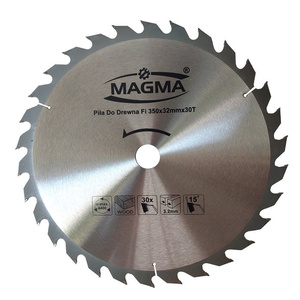 Piła tarcza tarcze do cięcia drewna 350mm 30T z widią 350x32 30/25,4/22,2/20 mm x 30 zębów widiowa Magma 350x32x30t zdjęcie nr 2