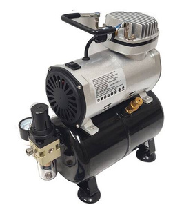 Kompresor z butlą kompresor do aerografu TC-20T bez logo do aerografii mini Airbrush compressor zdjęcie nr 3