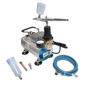 Zestaw malarski kompresor mini z aerografem AB131E AB-131E AB 131E dyszą 0,3mm marki Magma zdjęcie nr 8