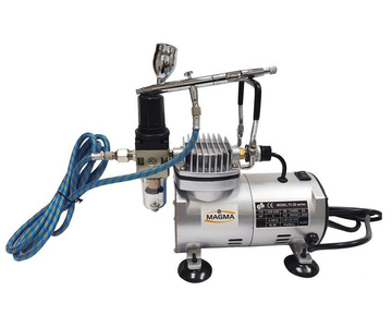 Aerograf AB-183K AB183K AB 183K + komprespr TC-20C zestaw pneumatyczny lakierniczy zdjęcie nr 2