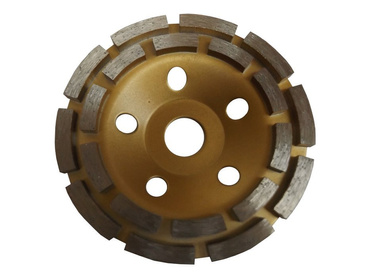 Zestaw tarcza diamentowa garnkowa MAGMA 125x22 segmentowa DCWD125 + tarcza garnkowa segmentowa 125mm MTO125P profesjonalna zdjęcie nr 4