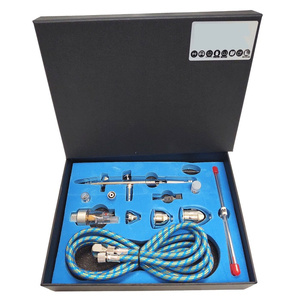 Aerograf AB-183K AB183K AB 183K bez logo + komprespr TC-20C zestaw pneumatyczny lakierniczy zdjęcie nr 5