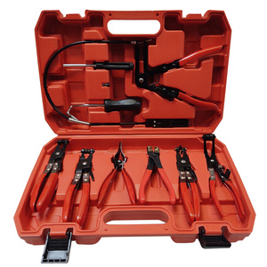 Szczypce z linką kleszcze do opasek przewodów zaciskowych taśmowych z długą linka 9el. 1252 1048B zdjęcie nr 11