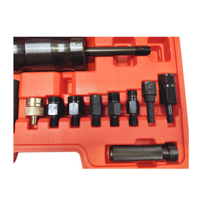 Ściągacz bezwładnościowy do wyciągania wtryskiwaczy nasadki klucze 1081D wtrysków prasa Bosch Delphi 14el. DENSO SIEMENS diesel Ściągacz wtryskiwaczy uniwersalny 14 szt zdjęcie nr 4