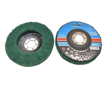 Tarcze do szlifowania metalu miękki satyniarka 125mm włóknina POLISHING satyniarek zdjęcie nr 2