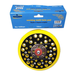 Tarcza na rzep dysk szlifierki pneumatycznej 125mm wiele otworów zdjęcie nr 1