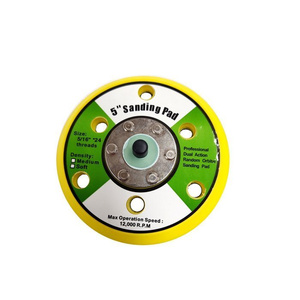 Tarcza dysk do szlifierki na rzep 125mm 6 dziur 5" 5/16" sanding pad zdjęcie nr 3