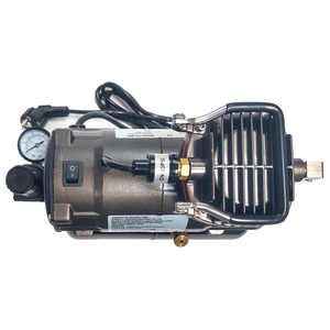 Kompresor z butlą do aerografu TC-80T Sprężarka z reduktorem bezolejowy cichy kompresor filtr Magma zdjęcie nr 2