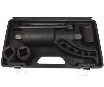 Klucz do kół z przekładnią 30 32 33mm 1:61 + nasadki udarowe 1" klucza 17-41 zestaw 10el. nasadka zdjęcie nr 5