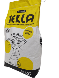 Żwirek kukurydziany zbrylający dla kota – Tekla 15 KG Ściółka do kuwety zdjęcie nr 5