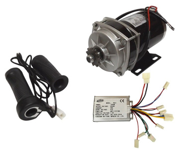 Zestaw do konwersji silnik DC 48V 1000W + manetka + sterownik Magma zdjęcie nr 2