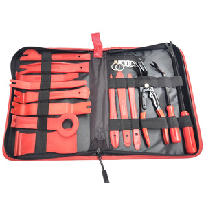 Ściągacze do demontażu tapicerki radia szczypce 19 elementów 1220F zestaw narzędzi do demontażu usuwania tapicerki spinek radia ściągacze zdjęcie nr 1