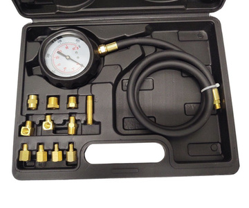 Tester ciśnienia miernik oleju dużo końcówek TU-11 adaptery próbnik 12 el.zestaw UK Wave Box Oil Pressure Meter Tester 1009G zdjęcie nr 3