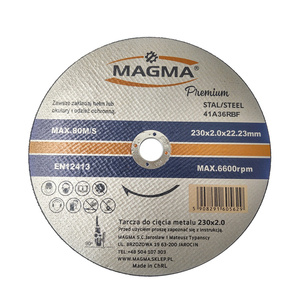 10 Tarcz tarcze do cięcia stali, metalu Premium 230x2,0 Magma 230 x 2,0 zdjęcie nr 2
