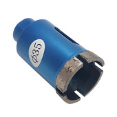 Wiertło diamentowe 35 mm z gwintem M14  niebieskie granitu otwornica koronka kamień