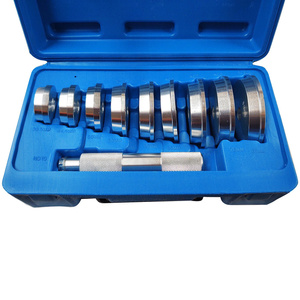 Zestaw do demontażu łożysk 10 elementów ściągacz do pras, wyciskania osiowego talerze prasy 1285 montażu uszczelniaczy 40-81mm wciskania 1014D tule zdjęcie nr 2