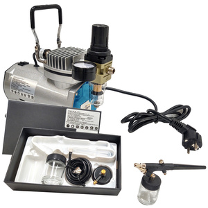 Kompresor mini aerograf AB138 AB 138 AB-138 0,3; 0,5; 0,8mm zestaw do malowania do aerografii sprężarka zdjęcie nr 12