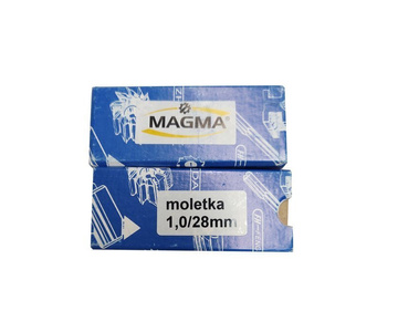 Radełko proste - moletka 28x8x8mm 1mm Magma zdjęcie nr 2