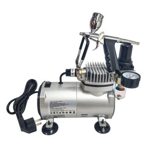 Aerograf AB-116K 4 dysze z kompresorem zestaw do malowania AB116K zdjęcie nr 4