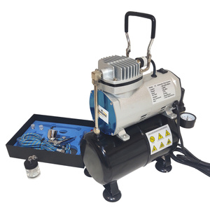 Aerograf 134K kompresor z butlą zestaw do malowania AB-134K zdjęcie nr 10