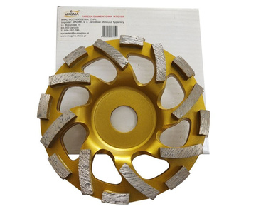 Tarcza garnkowa Tornado segmentowa 125mm MTO125P profesjonalna szlifowania głowica do szlifowania betonu zdjęcie nr 5