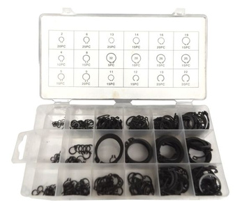 Zestaw szczypce Segera 6" 4el i pierścienie zewnętrzne Seger'a 300el zdjęcie nr 2