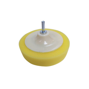 Zestaw gąbek 3szt gąbka polerska tarcze 125xM14 białą czarna żółta trzpień M14 zdjęcie nr 11