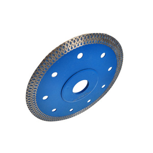 Tarcza diamentowa do cięcia 125mm zgrzewana na gorąco niebieska Hot Press Blue + tarcza diamentowa MAGMA 115 PAD electroplate Flat płaski folia zdjęcie nr 4