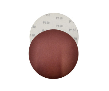 Krążki ścierne 180 mm papier na rzep gr. 150 10 szt ścierny krążek samoprzylepne  zdjęcie nr 1