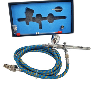 AEROGRAF AB180 Z DYSZĄ 0.2 ORAZ 0.30 DO AEROGRAFII + króciec GZ 1/4 i wężyk Airbrush AB-180 zdjęcie nr 17