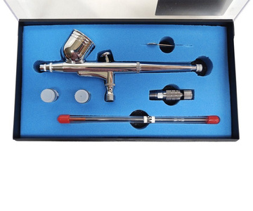 Zestaw malarski kompresor mini z aerografem AB130S dysze 0,2 ; 0,3 ; 0,5 AB-130S zdjęcie nr 7