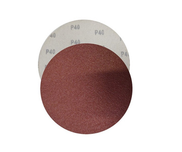 Krążki ścierne 180 mm papier na rzep gr. 40 10 szt ścierny krążek samoprzylepne  zdjęcie nr 1