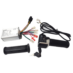 Zestaw sterownik 800W 24V szczotkowy + rączka gazu manetka ze wskaźnikiem i stacyjką 24V zdjęcie nr 3