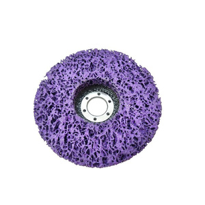 10 tarcz tarcze do szlifowania metalu stali z włókniną fioletowa 125 dysk krążek do usuwania rdzy farby włosy murzyna BRICK METAL WOOD zdjęcie nr 9