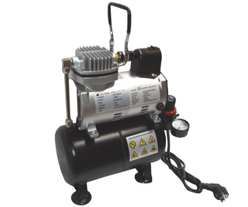 Kompresor z butlą do aerografu do aerografii TC-18T + aerograf TG-130 0,2 0,3 Airbrush compressor zdjęcie nr 9
