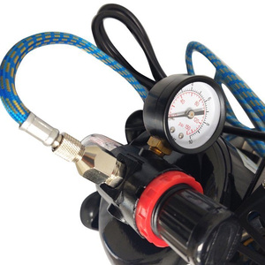 Aerograf AB-130K AB130K AB 130K kompresor z butlą zestaw malarski mini zdjęcie nr 7