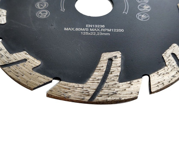Tarcza diamentowa segmentowa do cięcia betonu 125x22,2mm GC MDC125 głębokie cięcie Magma MDC 125x22,2 125 x 22,2 125x22,2mm zdjęcie nr 5
