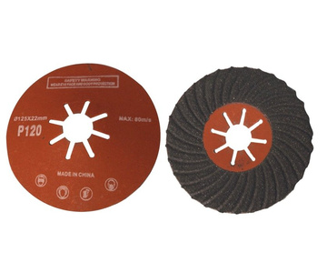 Tarcza dysk fibrowy półsztywny do szlifowania kopyto fibra dysk fibra 125/22,23 granit gres 125mm P36:5908291603304 / P40:5903246828894 / P60:5903246828900 / P80:5903246828917 / P100:5903246828801 / P120:5903246828818 zdjęcie nr 7