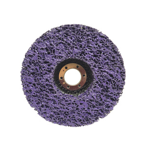 Dysk krążek tarcza 125 do usuwania rdzy farby włosy murzyna włóknina fioletowa tarcza do szlifowania metalu 125mm tarcze ściernica do czyszczenia piast zdjęcie nr 12